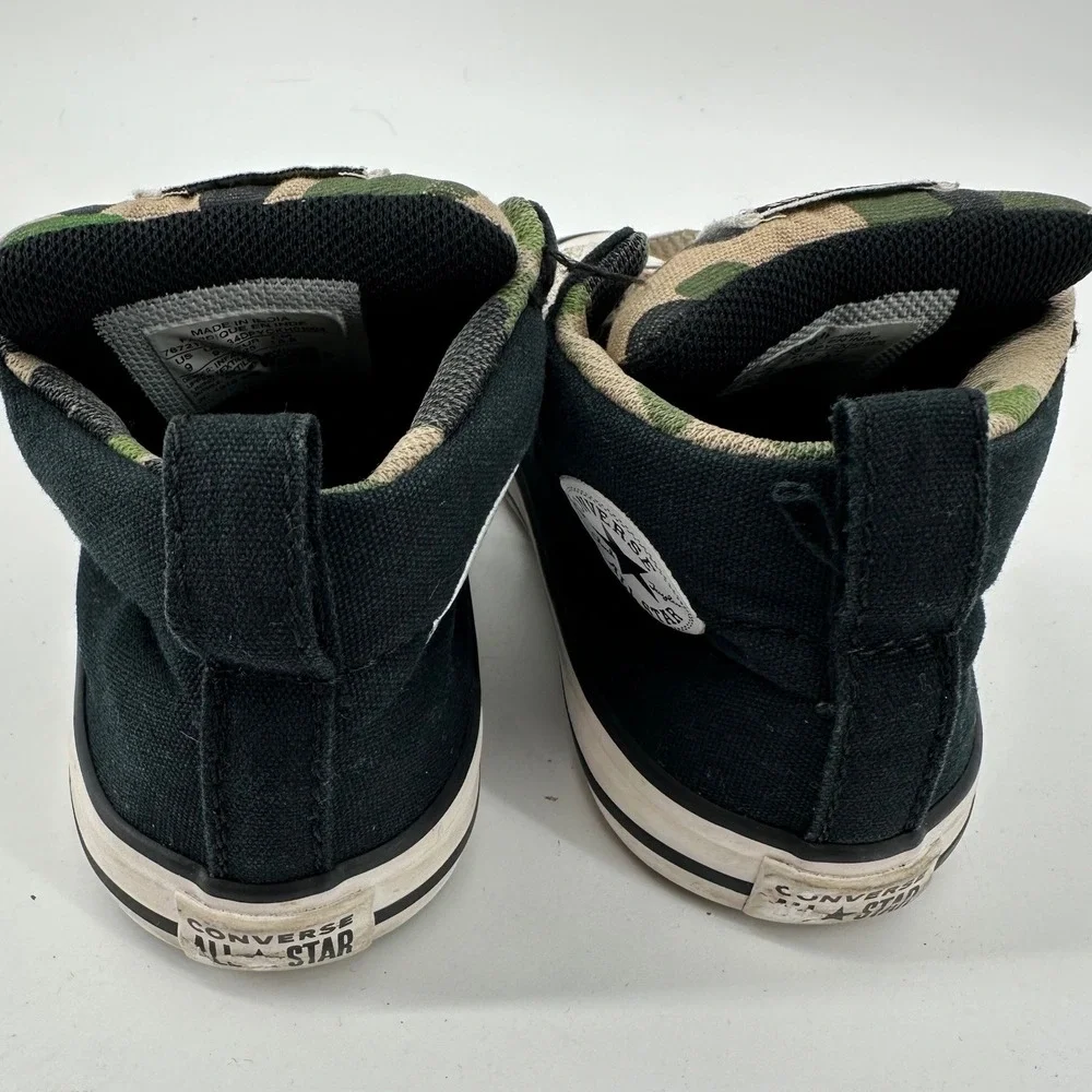 Converse Chuck Taylor All Star Street Mid Camo Black Infant Shoes 9 767213F